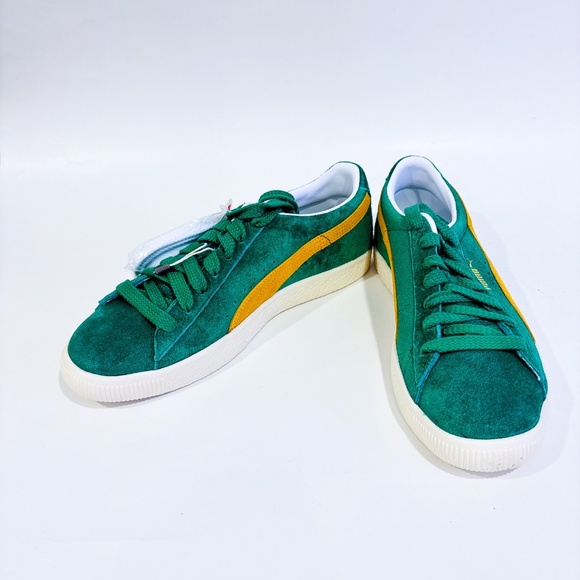 PUMA – Green VGT Team suede sneakers | Retro sport style * - Picture 7 of 11